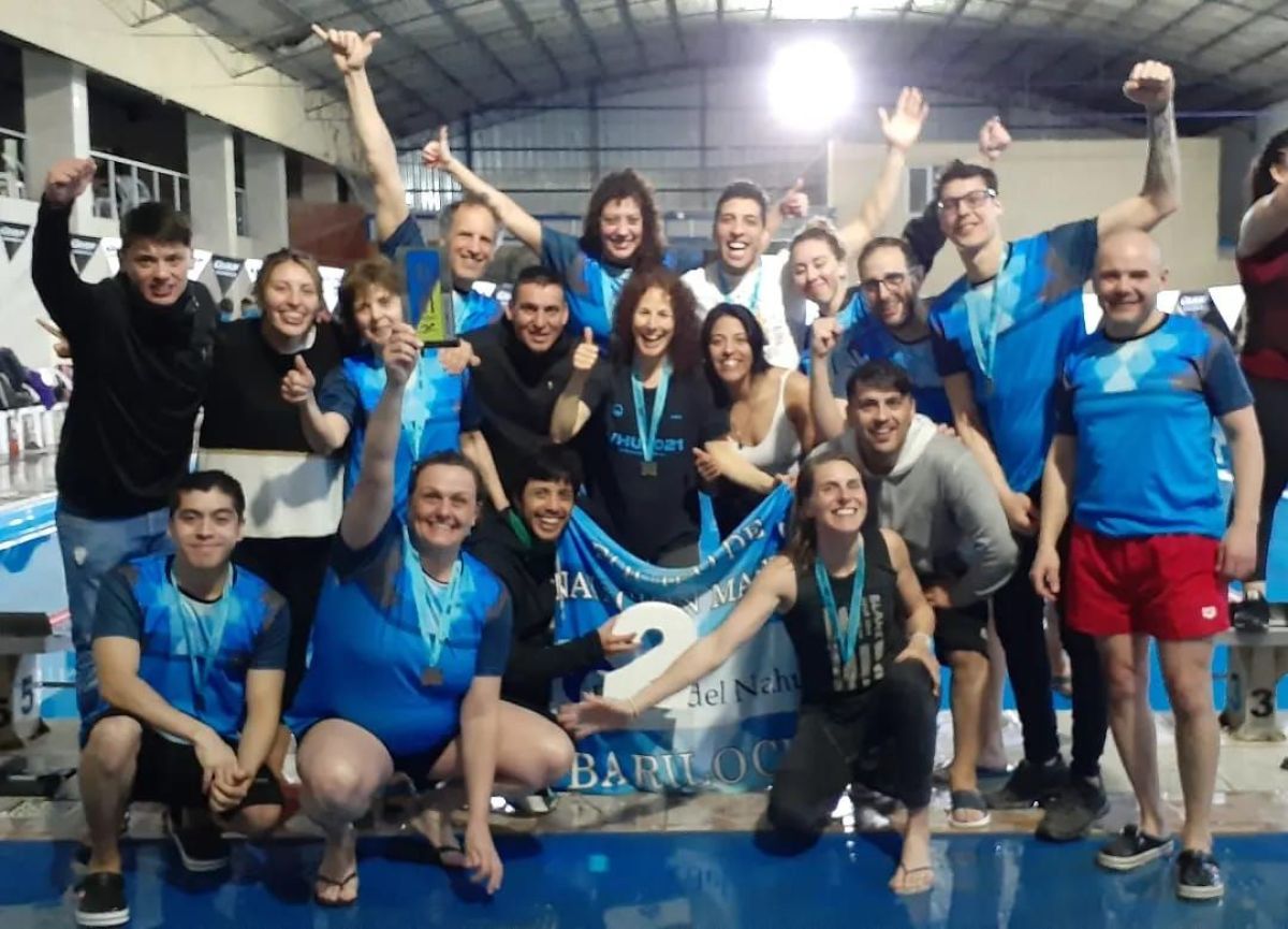 Piletas del Nahuel y un gran podio en aguas huinculenses