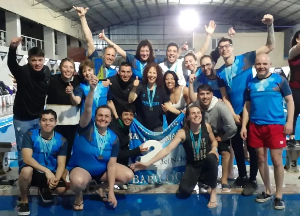 Piletas del Nahuel y un gran podio en aguas huinculenses