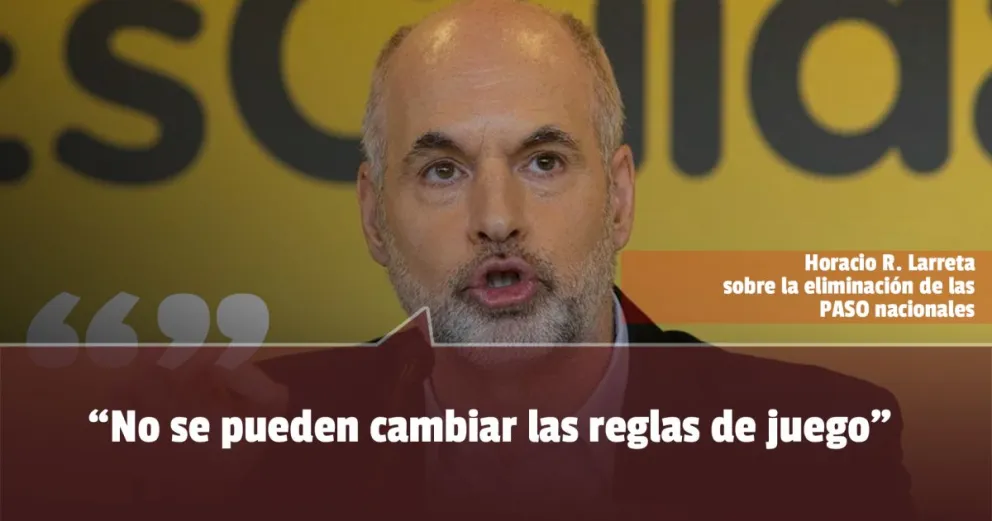 Larreta cargó fuerte contra el Gobierno Nacional por la posibilidad de eliminación de las PASO 