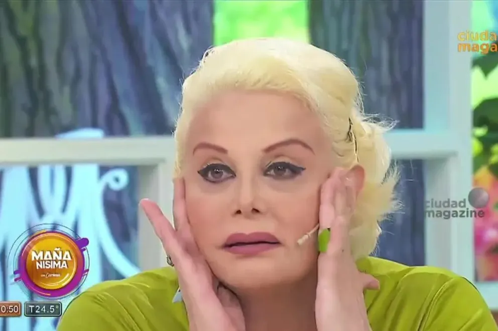 Despiadada frase de Carmen Barbieri al ver el rostro de Wanda Nara en ¿Quién es la máscara?