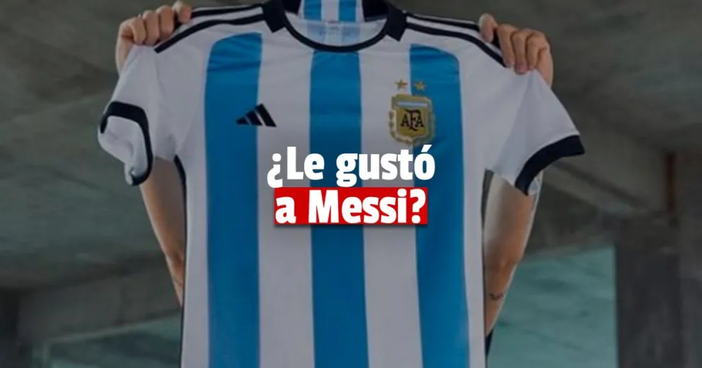 Messi habló de la camiseta de la Selección para Qatar 2022: el detalle en la espalda, lo que más le gusta