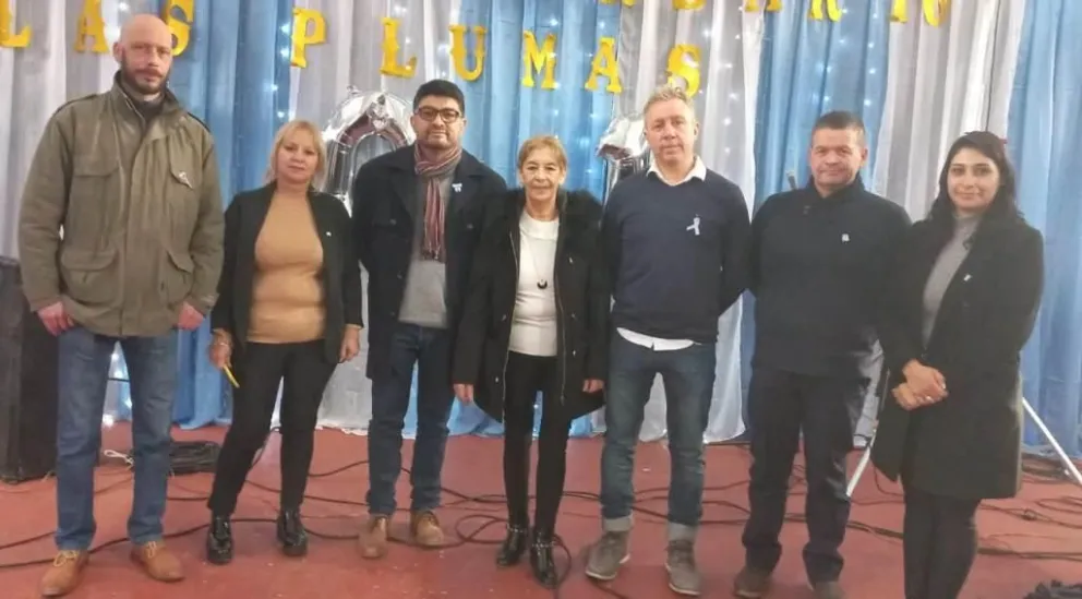 El Gobierno de la Provincia participó del 101º Aniversario de Las Plumas 