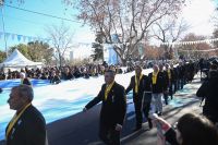 Histórico desfile en Villa Mercedes 