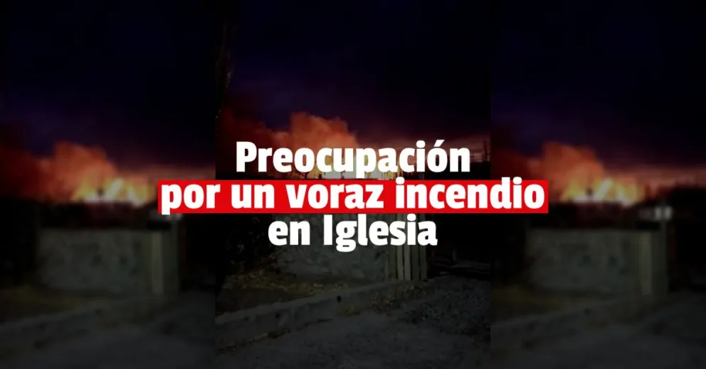 Un incendio en Iglesia causó temor y preocupación