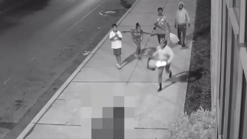 Horror: siete adolescentes mataron a un jubilado con un cono de tránsito