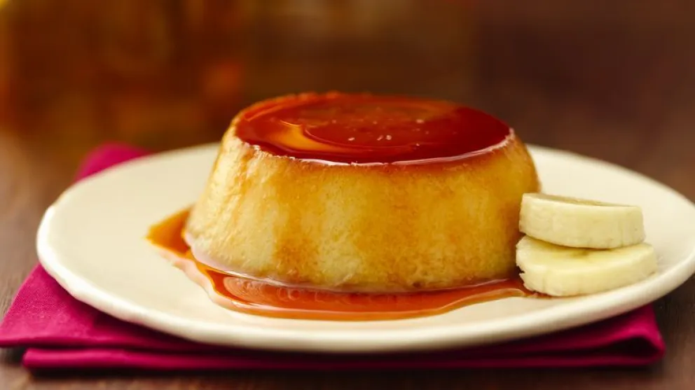 Cómo hacer un flan de banana sin horno, ¡y con solo 3 ingredientes!