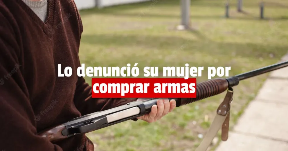 Una mujer denunció que su marido tenía armas en su casa