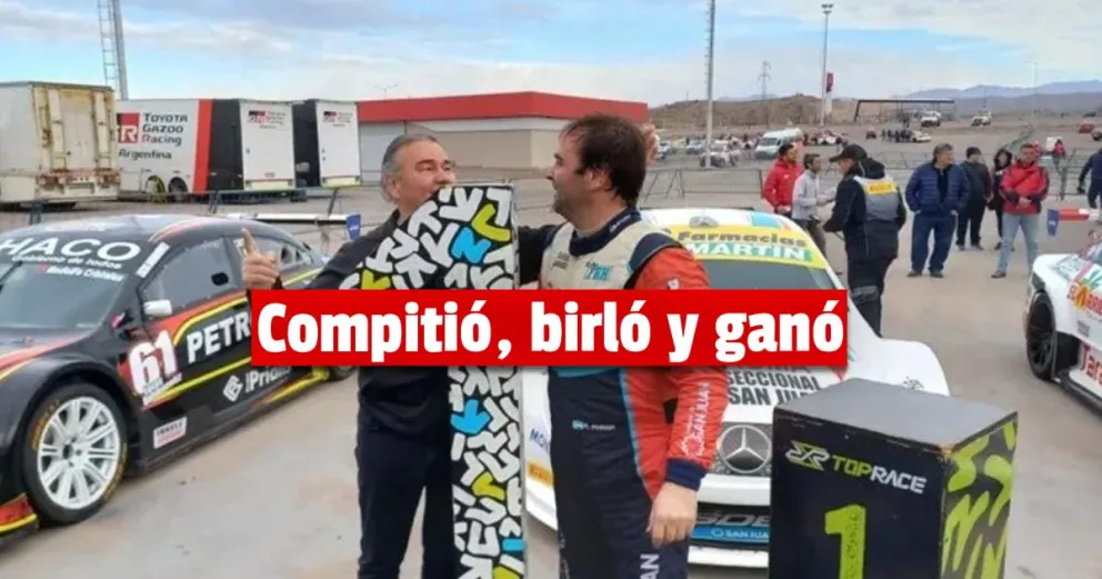 Un piloto sanjuanino ganó el Top Race Series