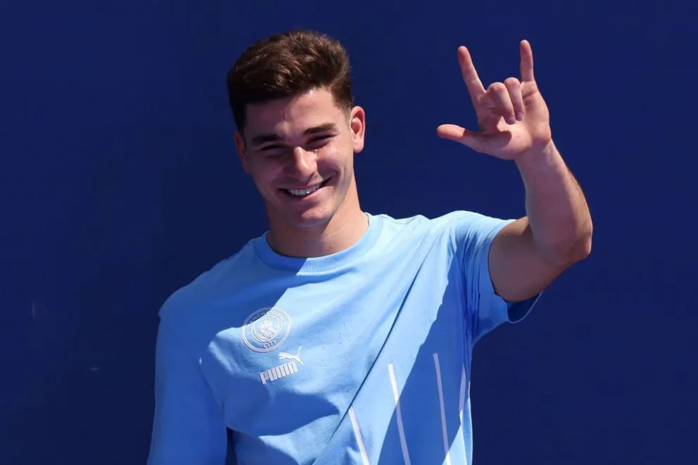 Nuevo elogio de Guardiola para Julián Álvarez