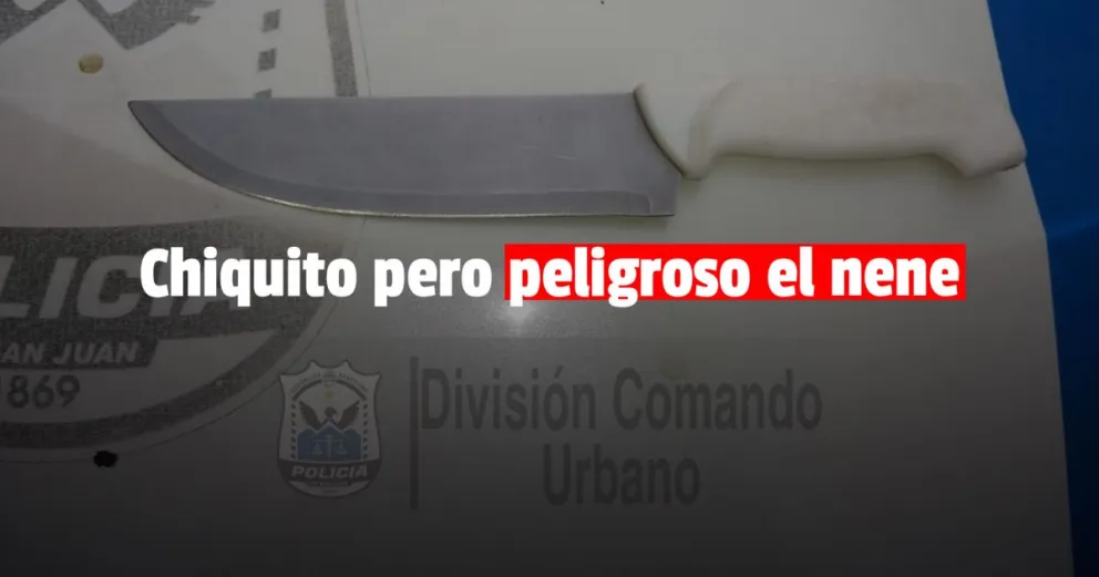 Detuvieron a un menor de edad que merodeaba por el Parque de Mayo con un cuchillo