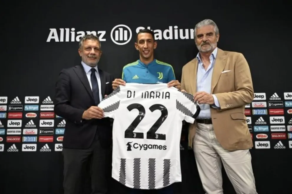 Di María fue presentado como refuerzo de Juventus