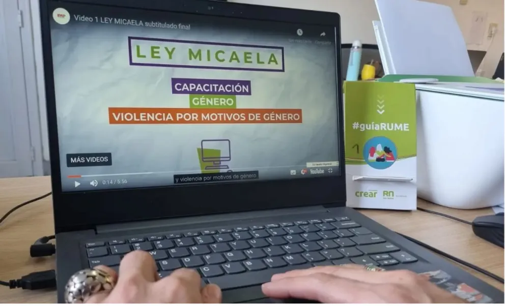 Ya están abiertas las inscripciones al curso virtual “Ley Micaela” destinado a empleados públicos de Rio Negro