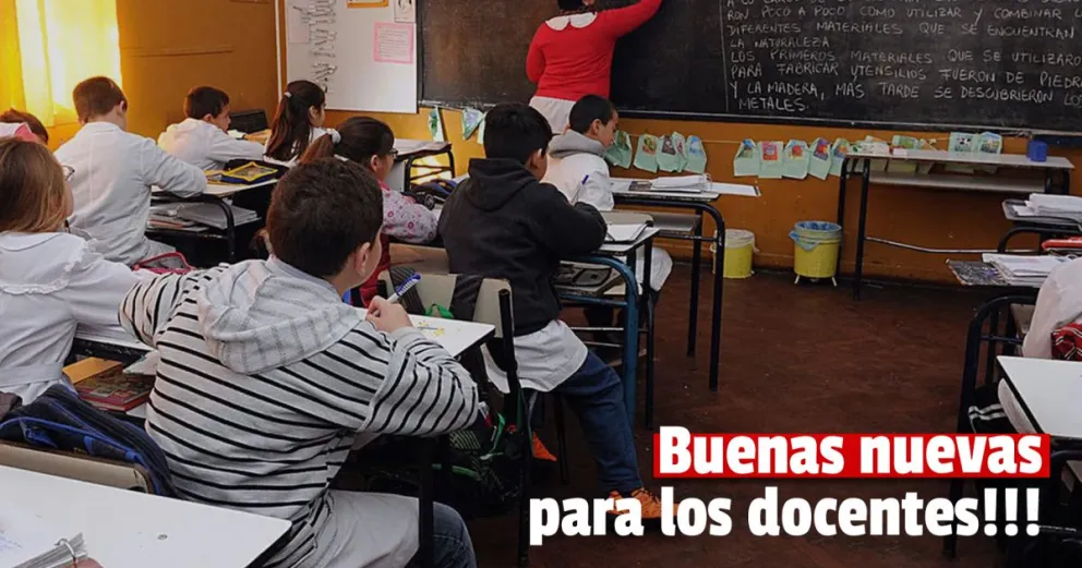 Este martes pagarán el incentivo a  los docentes