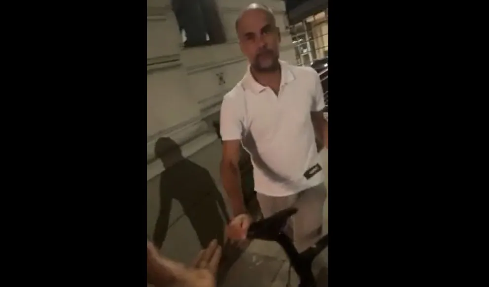 Video viral de Pep Guardiola: pensó que le iban a robar la bici, pero solo era un fan que quería una foto