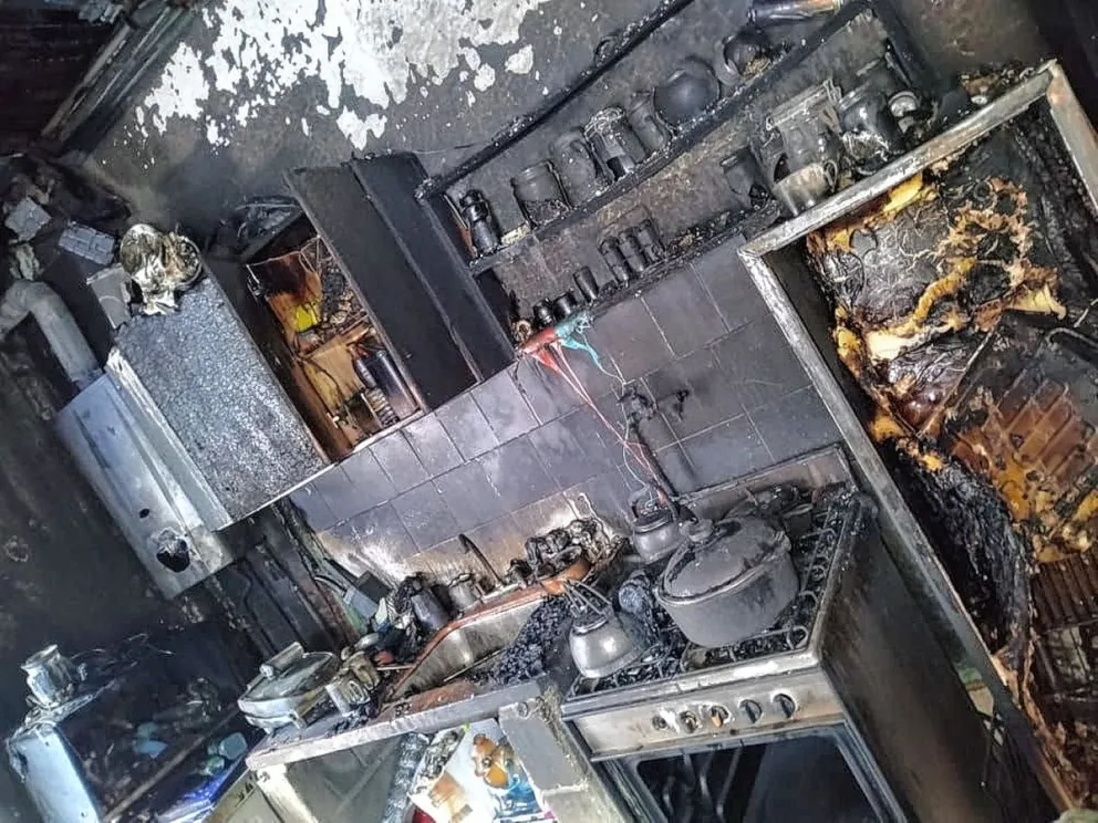Perdieron todo en el incendio de su casa: “Me quedé con lo puesto”