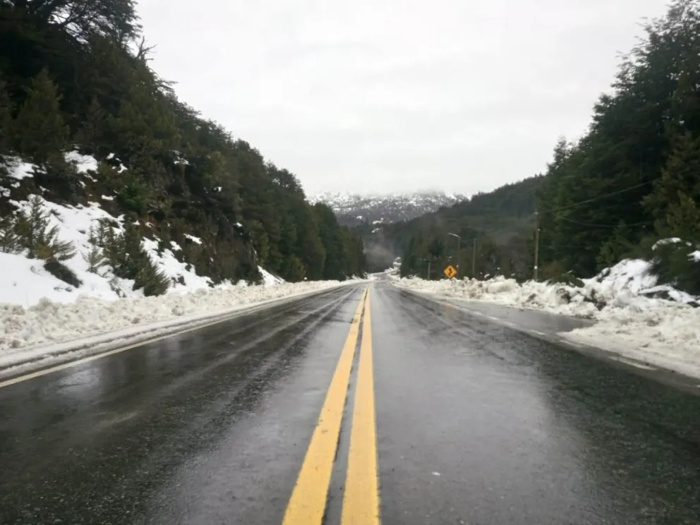 Otra vez la nieve en ruta 40: piden precaución al transitar
