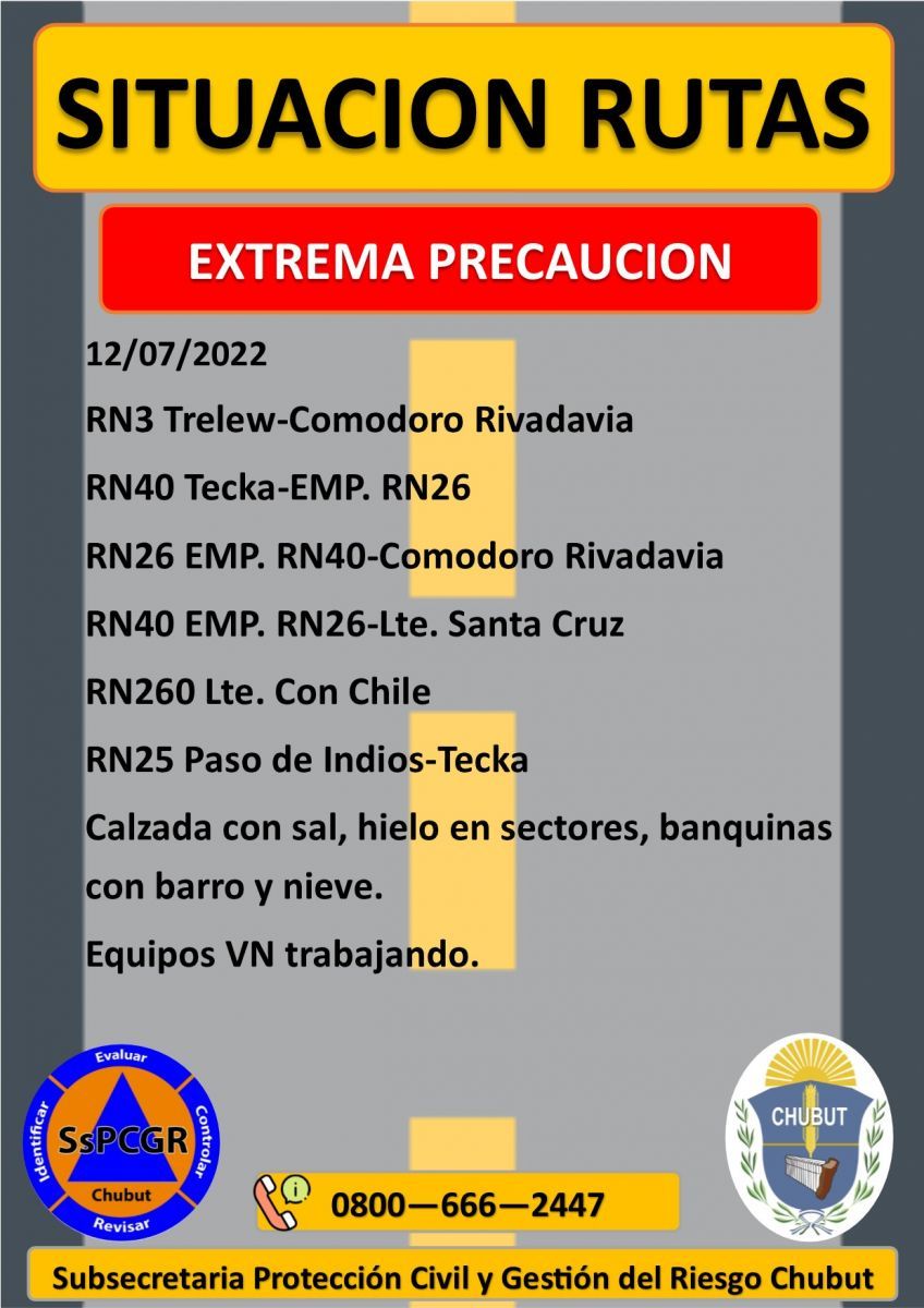 Solicitan circular por las rutas con extrema precaución | Diario Crónica