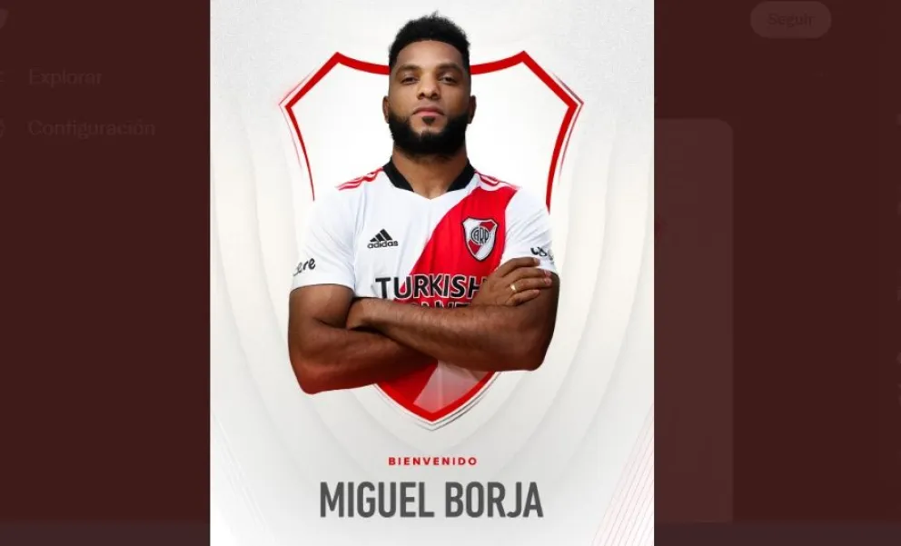 Miguel Ángel Borja ya es jugador de River y el club lo presentó con un particular video