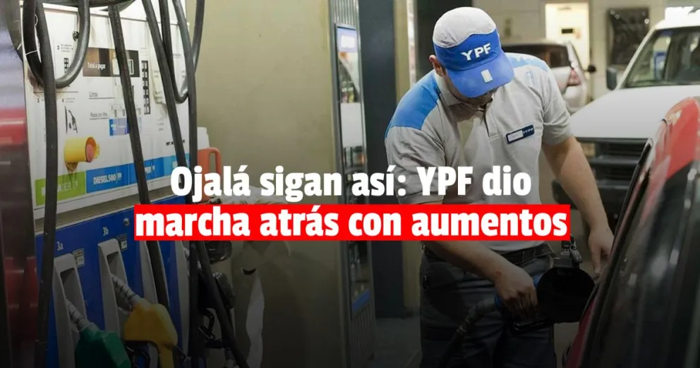 Retrotrajeron aumentos de YPF en tres ciudades argentinas