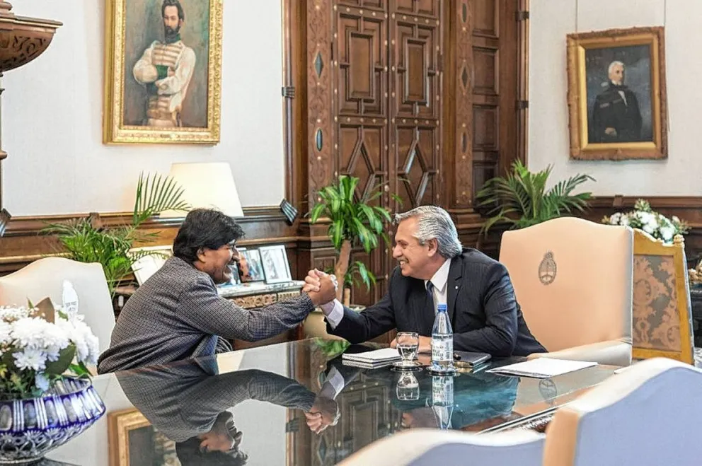 Alberto Fernández almorzó con Evo Morales tras su visita a la Argentina