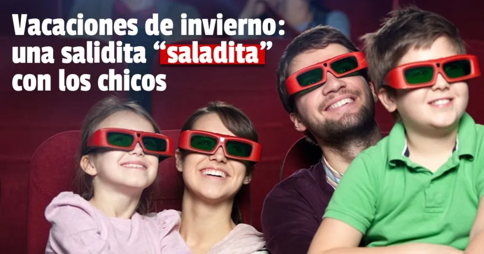 ¿Cuánto cuesta una salida familiar en vacaciones de invierno con cine incluido?