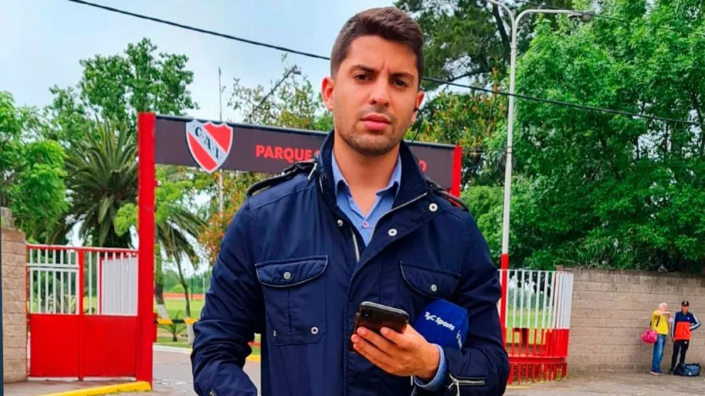 El periodista Gastón Edul fue amenazado en vivo en el predio de Independiente
