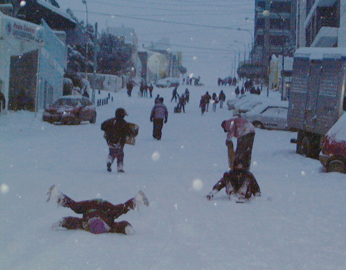 La gran nevada de 2001 en Comodoro