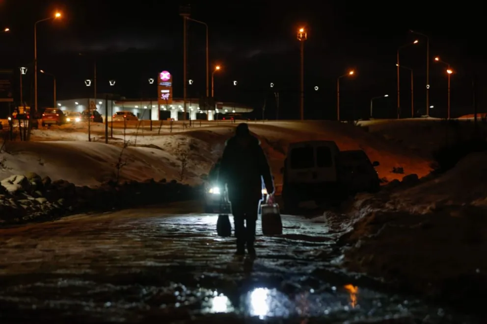 ¡Cuidado! Presencia de manchones de hielo en las calles de Bariloche 