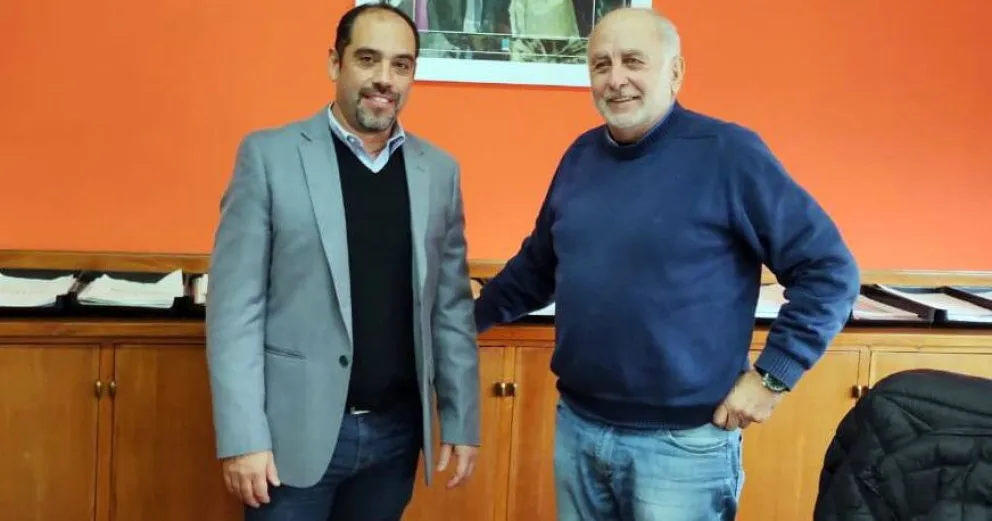 Compromiso asumido por la iluminación del ingreso a Sierra Grande