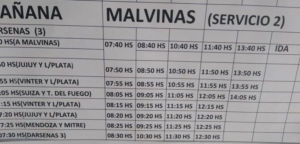 horarios cole 