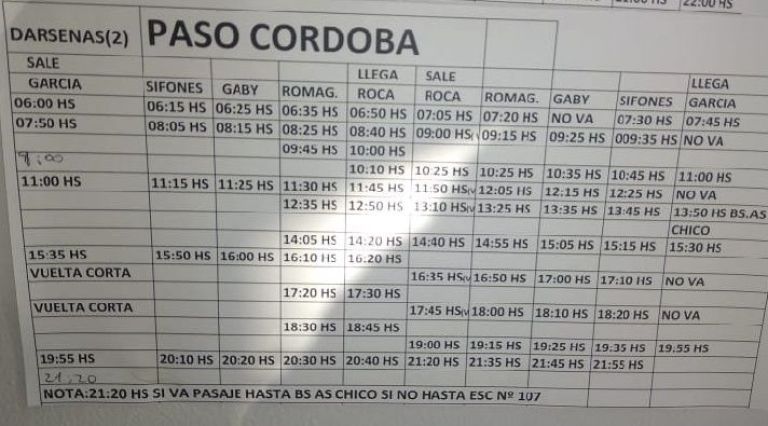horarios cole 3