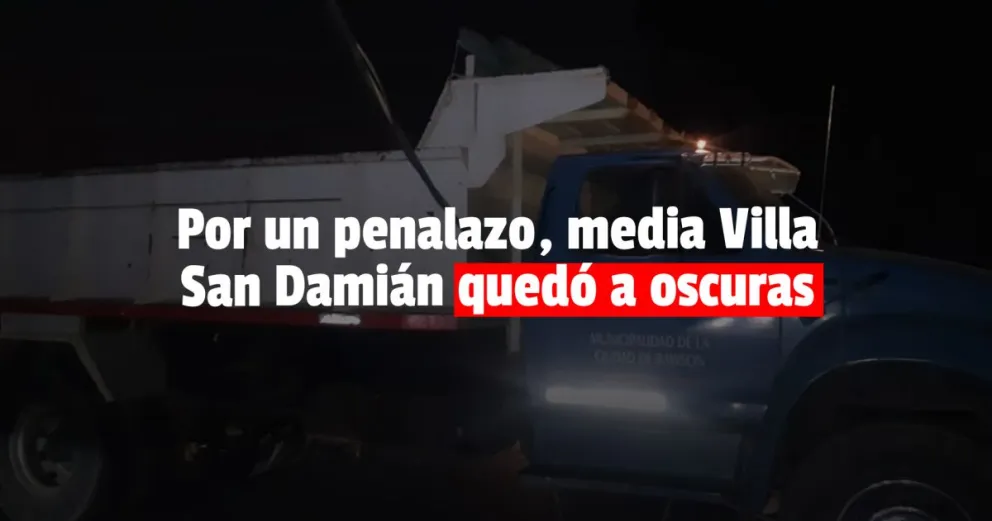 Un camión recolector dejó sin luz a media Villa San Damián