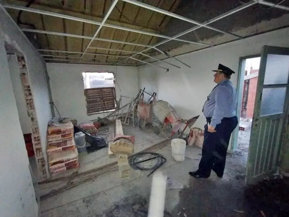 El jefe de la Policía de Río Negro visitó la obra de la nueva Subcomisaría de Barrio Nuevo