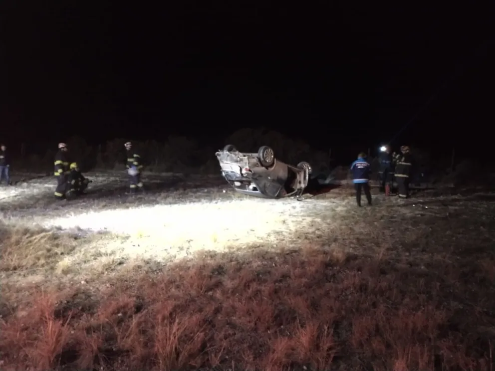Un grave accidente de tránsito se registró esta tarde en el kilómetro 945 de la ruta 3