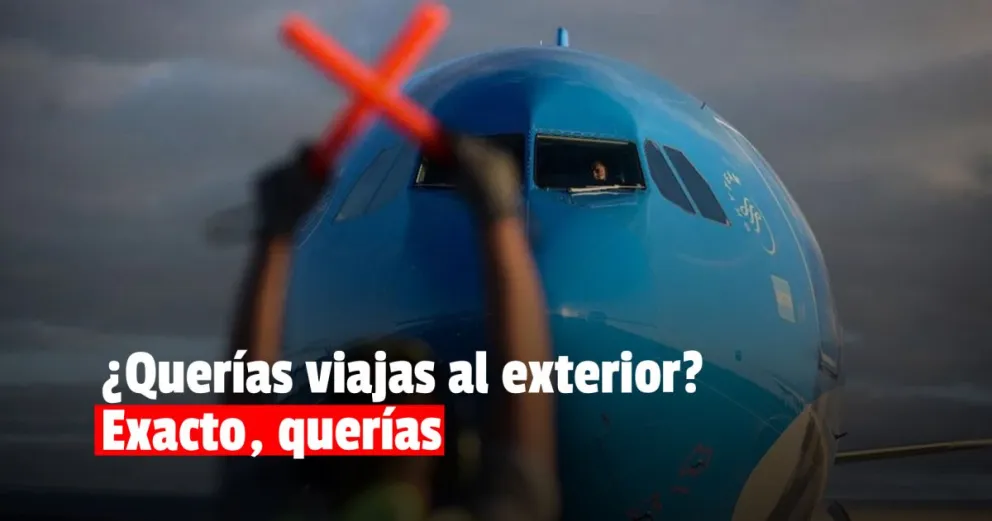 Líneas aéreas y agencias advierten que por los impuestos los pasajes cuestan hasta un 82% más caro