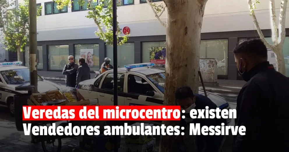 Aseguran que creció la cantidad de vendedores ambulantes en el microcentro