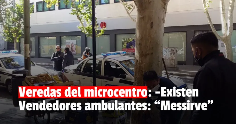 Aseguran que creció la cantidad de vendedores ambulantes en el microcentro