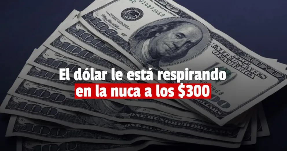 El dólar acumuló una nueva suma y ya pasó los 292