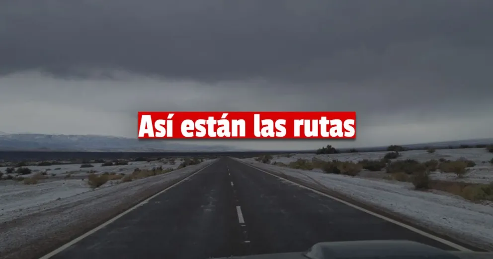Nieve en San Juan: ¿Cuál es la situación actual de las rutas nacionales y provinciales? 