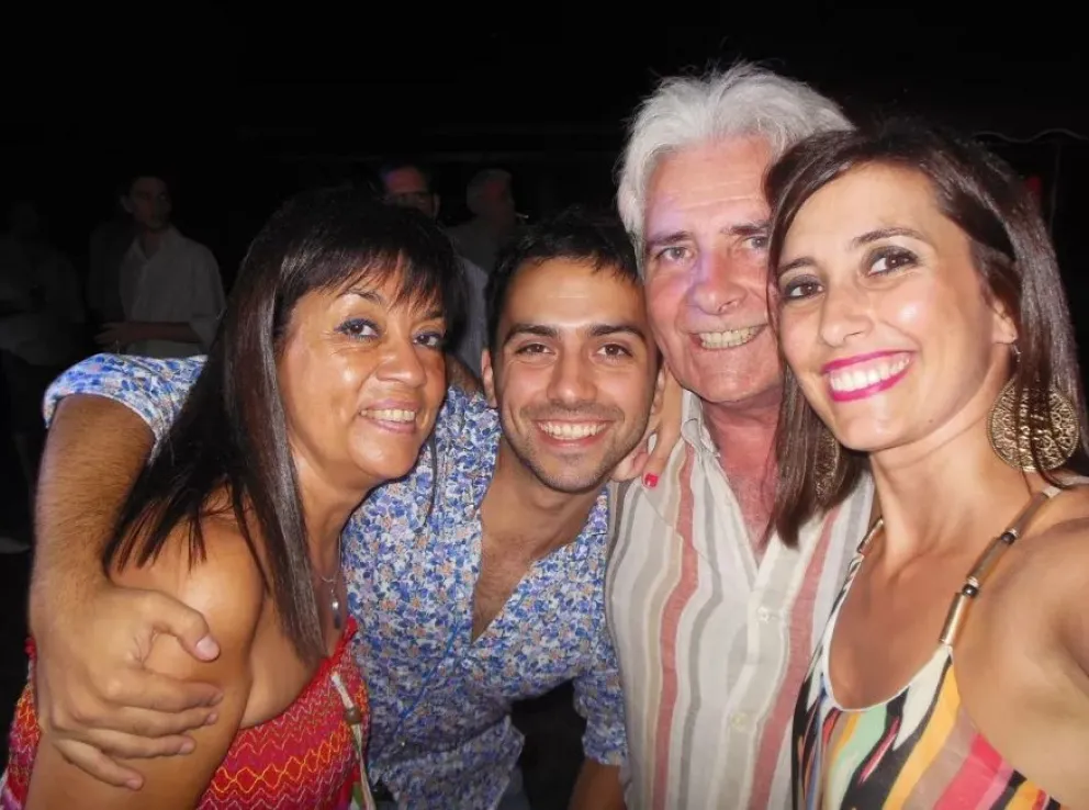 Un rionegrino en “La Voz”: a pura emoción, cómo vivió el momento su familia