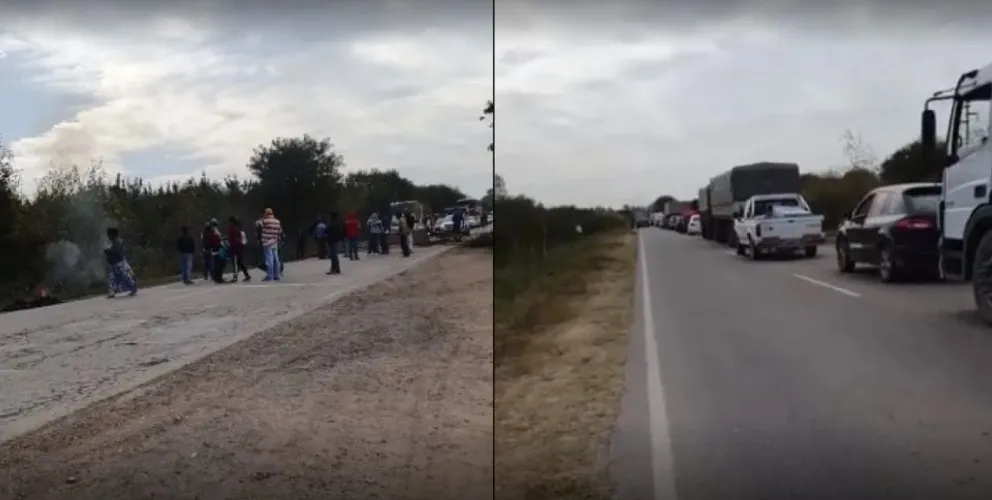Masivo congestionamiento en la ruta nacional 34 por un piquete