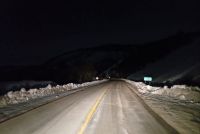 Piden transitar con extrema precaución en la Ruta 40 Sur por presencia de hielo 