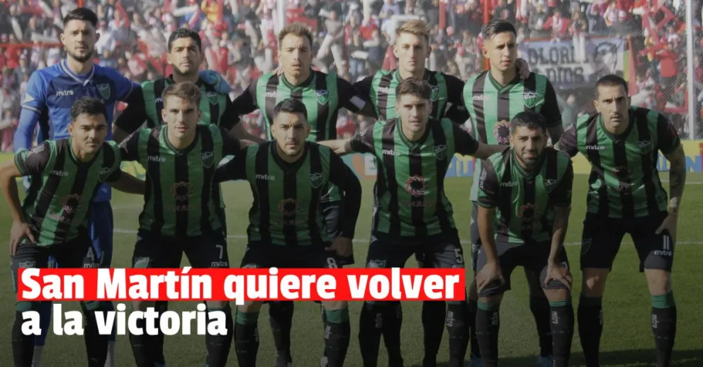 San Martín va por la recuperación ante Agropecuario