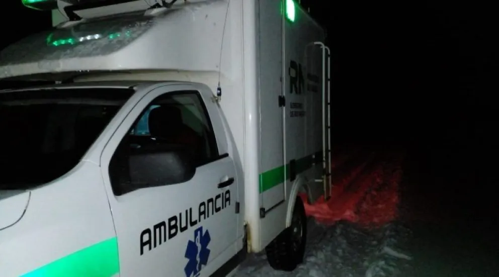 Visitaba a sus padres en Corralito y terminó dando a luz en la ambulancia en medio del camino