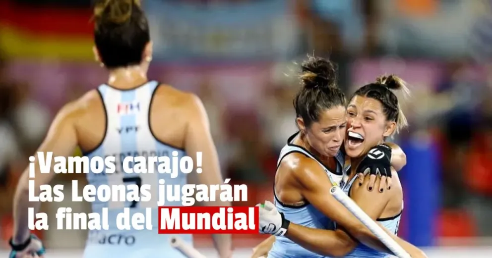 Las Leonas le ganaron a Alemania y jugarán la final del mundial 