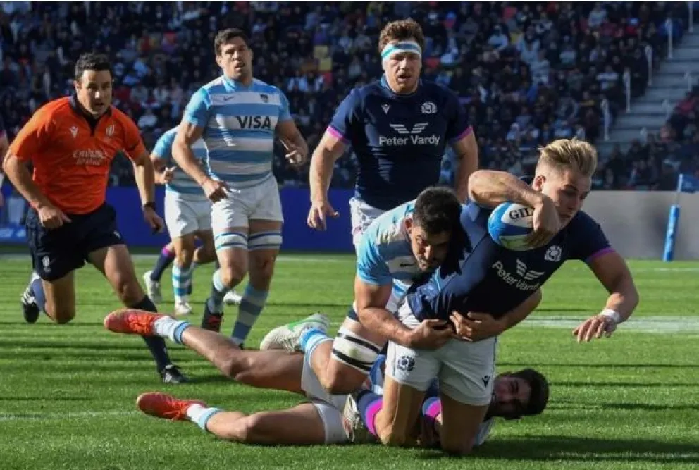 ¡Gran triunfo de los Pumas! Lo dieron vuelta al final y ganaron la serie ante Escocia 