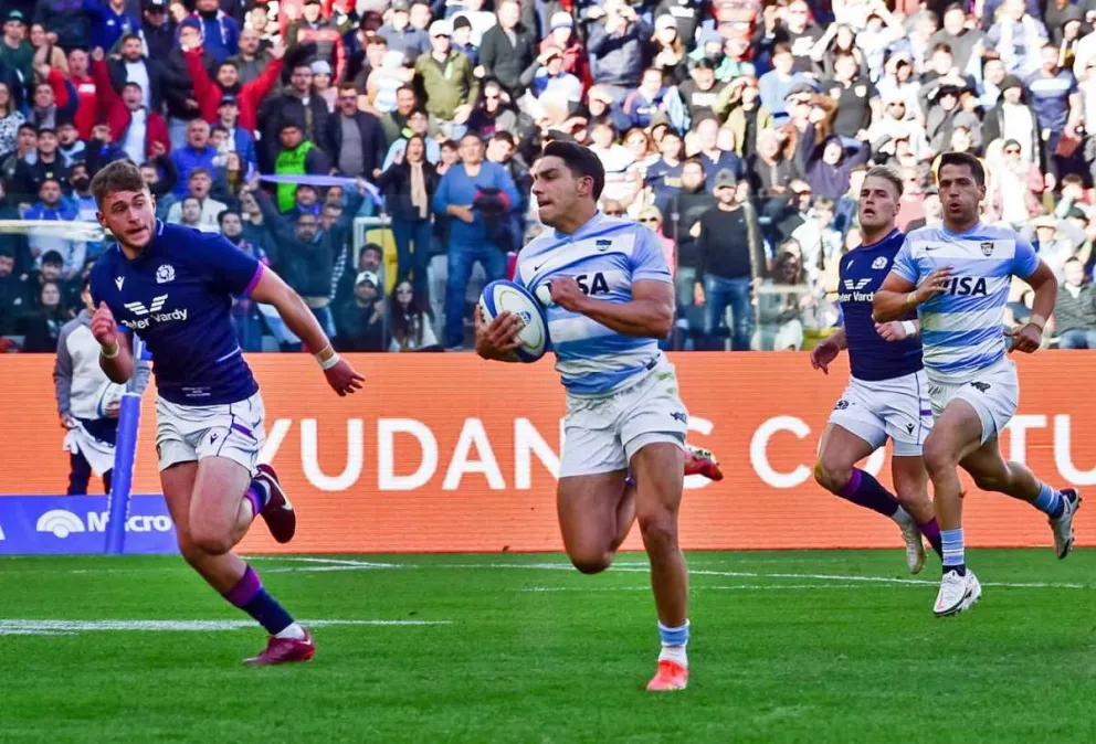 Rugby: Los Pumas le ganaron a Escocia y se quedaron con el tercer choque