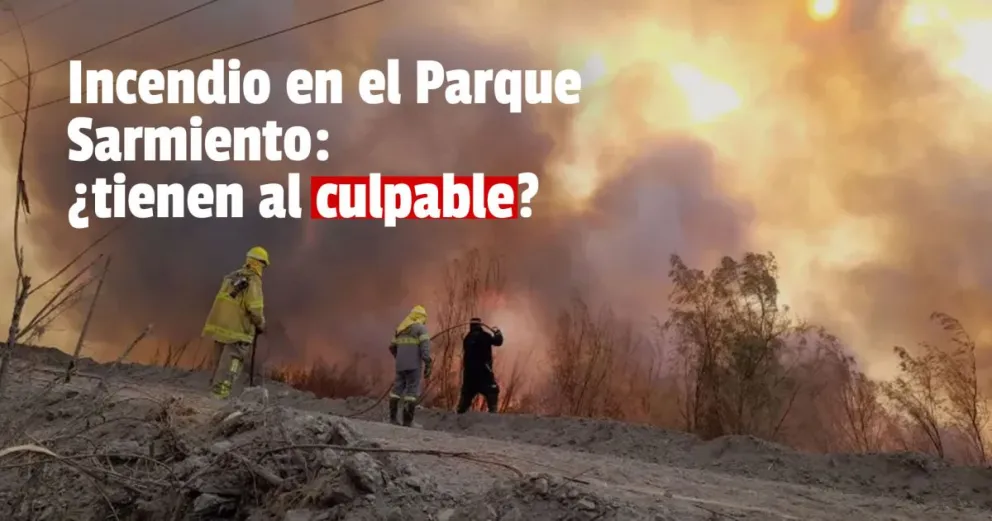 Dieron con el culpable del incendio en el Parque Sarmiento