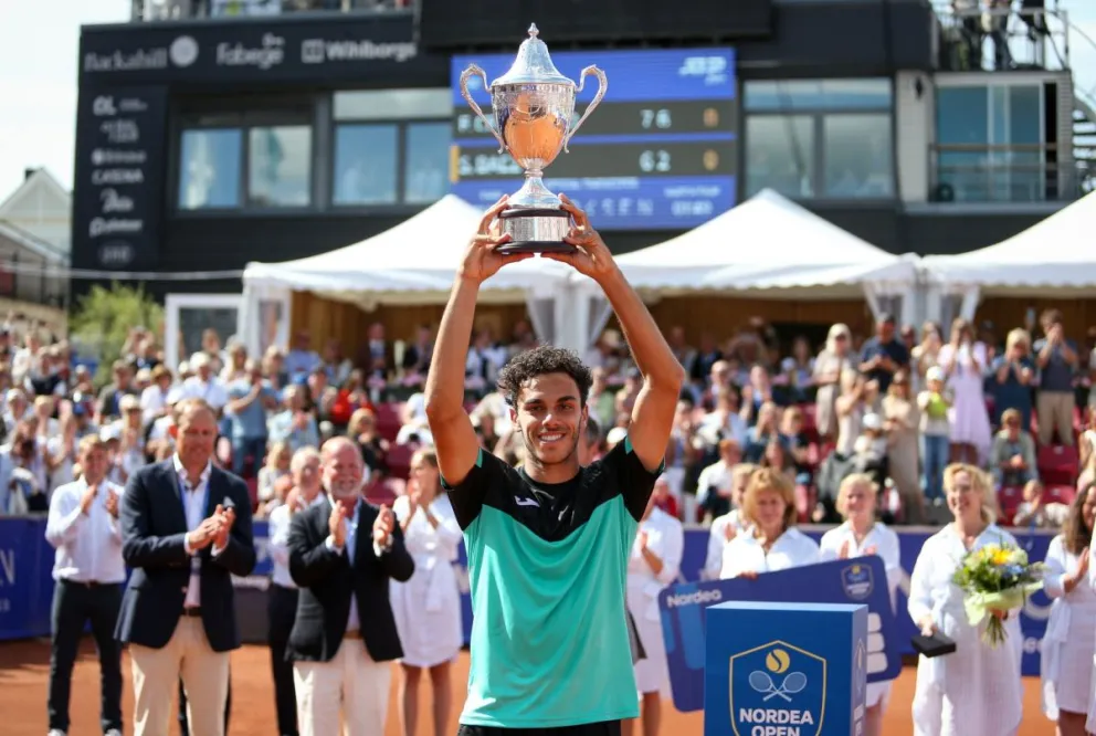 Primer título de su carrera: Francisco Cerúndolo ganó el ATP de Suecia