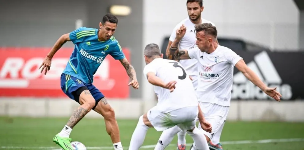 Estreno goleador: Di María disfrutó su debut con la camiseta de Juventus